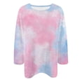 thumbnail image 4 of Xunmmm Womens Long Sleeve Shirt Love Heart Print T Shirt Loose Fit Graphic Tees Shirts Womens Tops Summer White XXL, 4 of 4