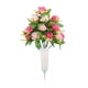 thumbnail image 2 of CaiYueKe Cemetery Flowers with Vase Artificial Flowers for Cemetery, Silk Roses Funeral Flowers for Grave, UV Resistant Sympathy Flowers for Memorial Day Mother's Day, 2 of 7