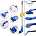 thumbnail image 1 of 5 in 1 Aquarium Cleaning Tools Fish Net Gravel Rake Algae Scraper Fork Sponge Brush Glass Cleaner, 1 of 7