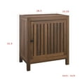 thumbnail image 6 of BARNUT Sideboard Buffet Cabinet with Storage,Farmhouse Wooden Buffet Table with Adjustable and Removable Shelf,Espresso, 6 of 6