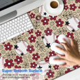 thumbnail image 2 of Long Mouse Pads for Desk,Beige Baseballs with Flowers Pattern Desk Mats on Top Of Desks, Desk Mouse Pad Extra Large with 3mm Non-Slip Base and Stitched Edge for Gaming,Office,Work,Home 47.3"x23.6", 2 of 6