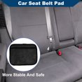 thumbnail image 2 of Unique Bargains Soft Faux Fur Car Seat Belt Cover / Backpack Shoulder Pad Multifunctional Seat Belt Pad Cover for Truck Car SUV / Comfort Breathable Faux Fur 7x24cm / 1pcs Black, 2 of 7