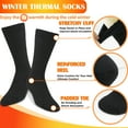 thumbnail image 2 of 6 PairsMen's Winter Thermal Boot Thick Insulated Heated Socks For Cold Weather Outdoor Activities, 2 of 7