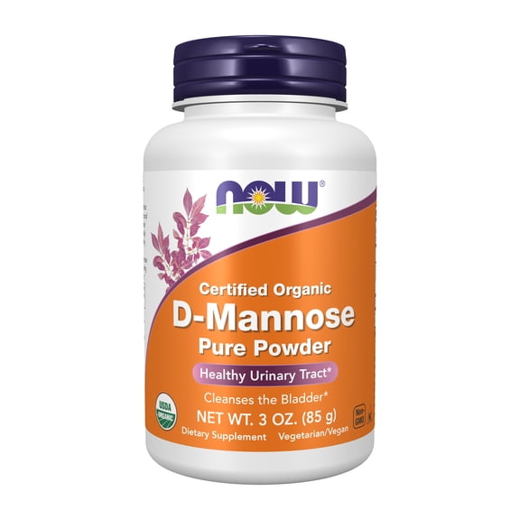 NOW Supplements, D-Mannose Powder, Non-GMO Project Verified, Healthy Urinary Tract*, 3-Ounce