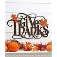 thumbnail image 5 of Metal Holiday Wall Hanging Give Thanks Sign for Indoors and Home, 5 of 6