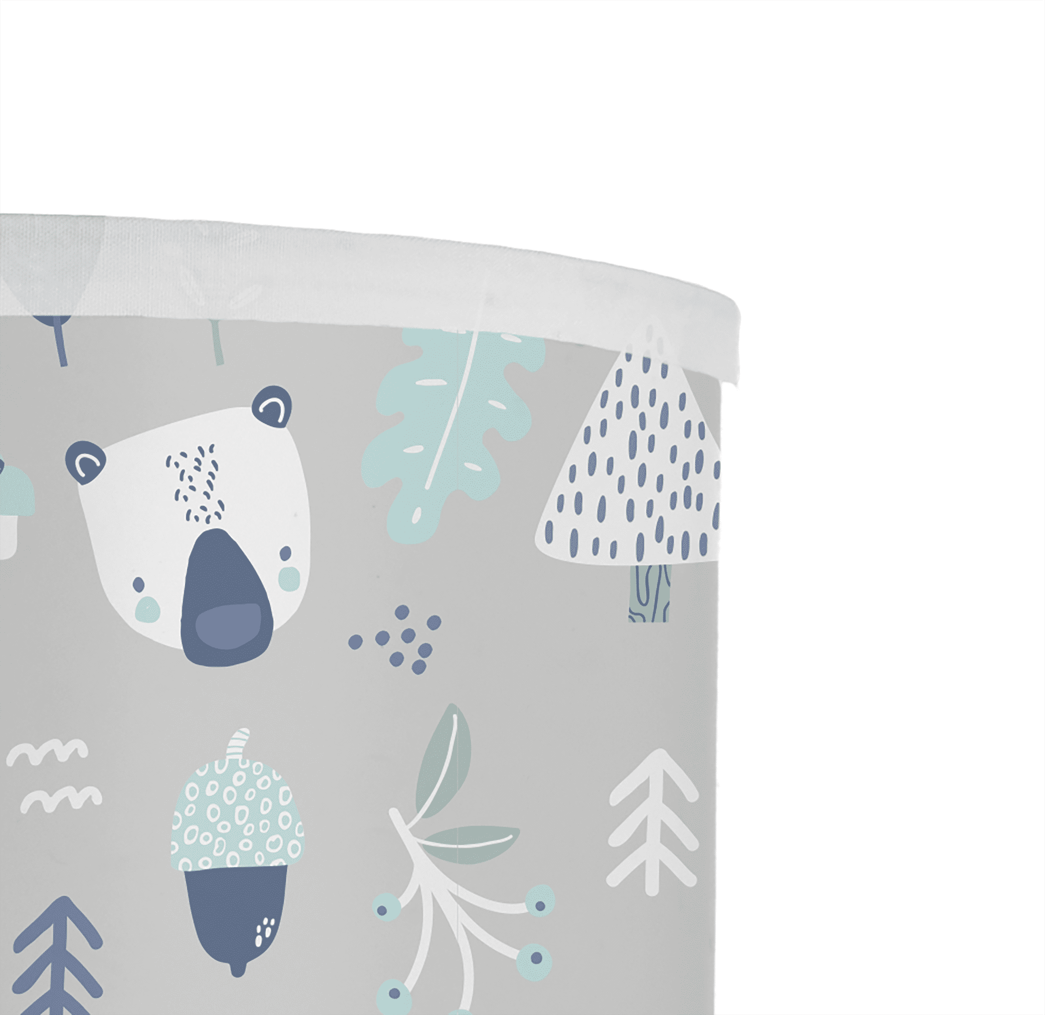 American Kids Woodland Baby Grey Stick Lamp for Nursery Room Décor