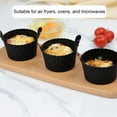 thumbnail image 4 of OIUR Air Fryer Egg Poacher Silicone Cupcake Baking Cups Non-stick Muffin Mold Reusable Ramekins for Air Fryer Ovens, 4 of 7
