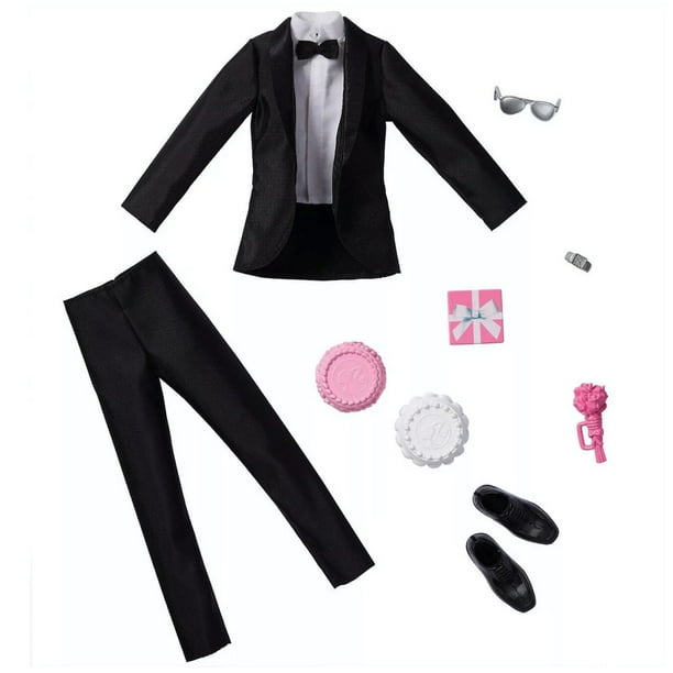 Ken Groom Wedding Tuxedo Accessories Barbie Clothing Set