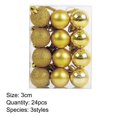 thumbnail image 3 of 1Pack Christmas Gold White DIY Wreath Artificial Rattan Pine Branches Christmas Door/Tree Hanging Decorations Xmas Gifts Supply, 3 of 5