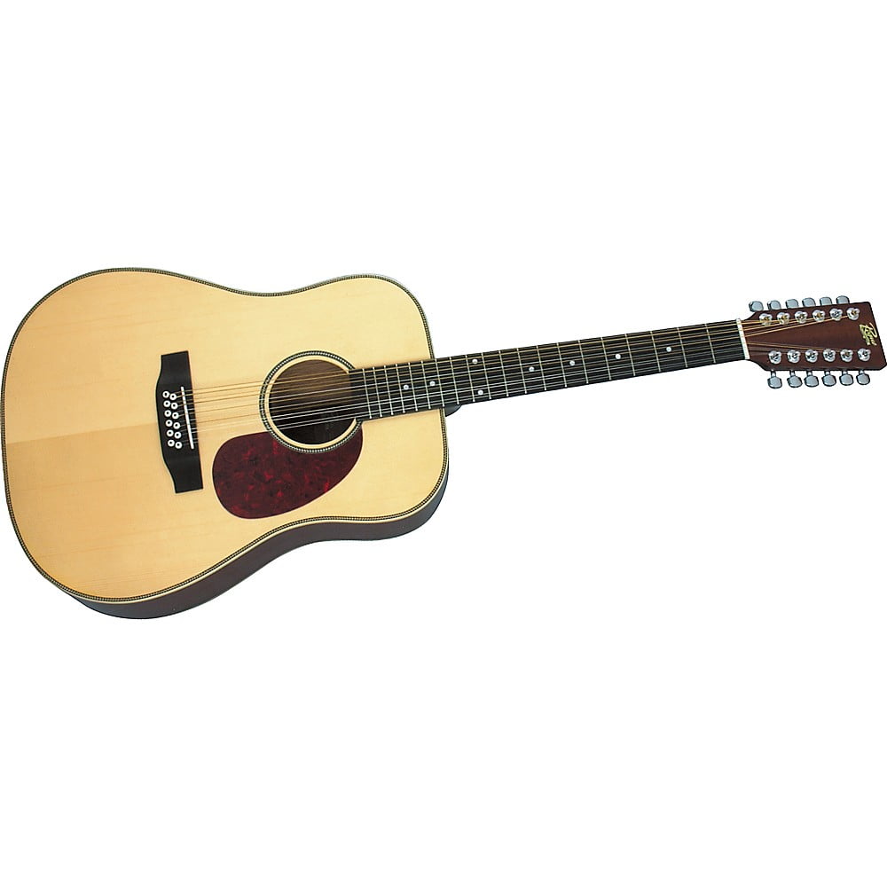 Rogue Herringbone 12String Acoustic Guitar Natural