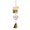D, variant on Mini Resin Cabin Wind Chime Hanging Pendant, Rustic House Style Door Wall Decor Ornament, Melodic Wind Bell For Patio Porch Entryway Indoor Outdoor Daily Home Landscape Decoration