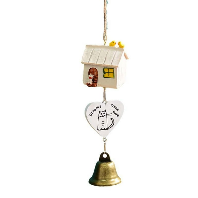 Carillons Éoliens de Cabine Maison Tenir Porte Ornements Mini Pendentif Résine