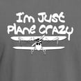 thumbnail image 3 of CafePress - Funny Plane Crazy Airplane Pilot Design T Shirt - Mens Comfort Colors Shirt, 3 of 5