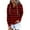 Wine, variant on QUINDOS Womens Hoodies with Zippers Zip up Quarter Zip Striped Womens Sweatshirts Casual Crew Neck Long Sleeve Graphic Pullover Tops