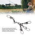 thumbnail image 4 of Giratorios De Barril De Pesca, Piezas De Repuesto De De Pesca A Presión De Enclavamiento De Rotación De 360 ​​​​grados, 10 Piezas Para Uso En Exteriores, 4 of 7