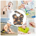 thumbnail image 6 of Bingfone Mess-Proof Baby Bib - Waterproof Bib for Baby Boy or Girl with Food Catcher Pocket, Unisex-Turtles and Sea Plants, 6 of 6