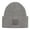 Light Melange Grey, variant on Unisex Winter Thick Knit Plain Cuff Skull Cap Beanie Hat, Light Melange Grey