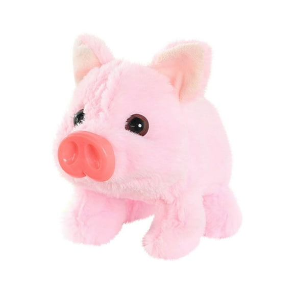 BJBSJSZ Cute Interactive Walking Piggy Plush Toy with Moving Mouth | Animated Stuffed Animal for 𝗞𝗶𝗱𝘀 | Funny Electronic Pet for Imaginative & Active Play, 3 Colors Available