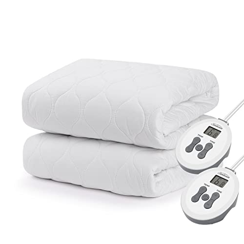 Sunbeam Restful Quilted Water Resistant Heated Mattress Pad King