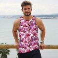 thumbnail image 5 of Rocae Orchids Flowers for Men's Workout Tank Top Men's Running Tank Top Dry Fit Athletic Workout Tank TopsXX-Large, 5 of 9