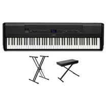 Yamaha P-525 88-Key Digital Piano Package Black Essentials Package