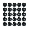 thumbnail image 1 of Shisuyan 100 Pcs Yeux d'Ours Noirs Boutons Ronds Perles Champignon Couture, 1 of 8