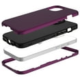 thumbnail image 5 of Decase For iPhone 13 Case,Shockproof Silicone Rubber Heavy Duty Soft TPU Protector Phone Case Cover,Purple, 5 of 6