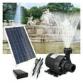 thumbnail image 3 of 50W 800L/H 5m Solar Water Pump Solar Brushless Motor Circulation Submersible Water Pumps For Birdbath Pool Pond ,Water Circulation, 3 of 10