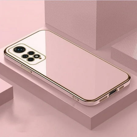 Glossy Plated Phone Case For Xiaomi Redmi Note 11 11S 10 10S 10C 10A 9S 9T 9C POCO X3 X4 Pro 11T 12Lite Silicone Protector Cover
