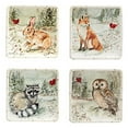 thumbnail image 2 of Certified International Assiettes d'Hiver 6 Pouces Canape/Luncheon, Multicolore, Petit, Ensemble de 4, 2 of 4