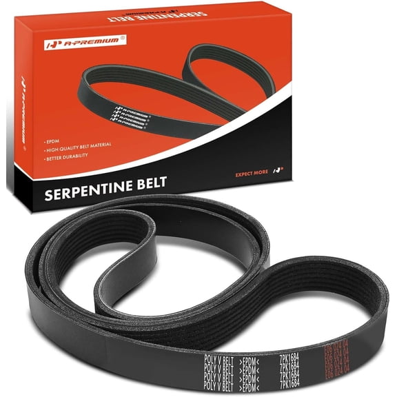 A-Premium Engine Serpentine Drive Belt Compatible with Honda CR-V CRV 2012 2013 2014 L4 2.4L, Gas - Replace 31110R5AA01
