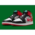 thumbnail image 2 of N I-K-E A i r-Jor-dan 1 Mid SE Holiday Ugly Christmas Sweater DM1208 150 - SIZE 4.5Y, 2 of 6