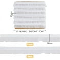 thumbnail image 2 of Polyester Lace Ribbon Pleated Lace Trim for Garment Accessories White 1-3/8 inch(36mm) about 12.58 Yards(11.5m)/Card, 2 of 9