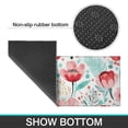 thumbnail image 6 of Pioneer Flower Floral Print Pattern Kitchen Rugs Sets Of 2,Anti Fatigue Kitchen Mat Rugs Non Slip Washable,Decorative Kitchen Floor Mats for Kitchen,Sink,Laundry,17"x30"+17"x47", 6 of 7