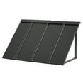 thumbnail image 4 of KFFKFF Fixed Metal Awning 44 x 24 in, Window and Door Canopy, Durable Steel Frame for Exterior Rain, Snow, and Sunlight Protection, Ideal for Entrances, Windows, Porches, and Balconies, 4 of 9