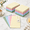 100Pcs-Pastel, variant on 100Pcs-Purple 2-Ply Scalloped Disposable Paper Guest Towel Napkins