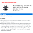 thumbnail image 2 of Thermostat Housing - Compatible with 2005 - 2007 Ford Five Hundred 2006, 2 of 2