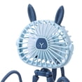 thumbnail image 1 of Ventilador De Cochecito Ventilador USB para cochecito 5V 2.5W Ventilador eléctrico Octopus Refrigeración silenciosa de 3 velocidades (A1 azul), 1 of 6
