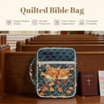thumbnail image 4 of FOR U DESIGNS Fox Flower Print Bible Cover for Women Men Lightweight Bible Carrier Tote Bag Large Capacity Protective Church Organizer Holder Bag with Handle, 4 of 7