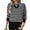 Black, variant on Karight Womens Striped Cable Knit Sweater Fall Long Sleeve Crew Neck Pullover Tops Winter Fashion Clothes Winter Outfits