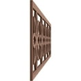 thumbnail image 3 of Ekena Millwork 47"W x 12"H x 3/8"T Daisy Fretwork Moulding, Walnut, 3 of 13