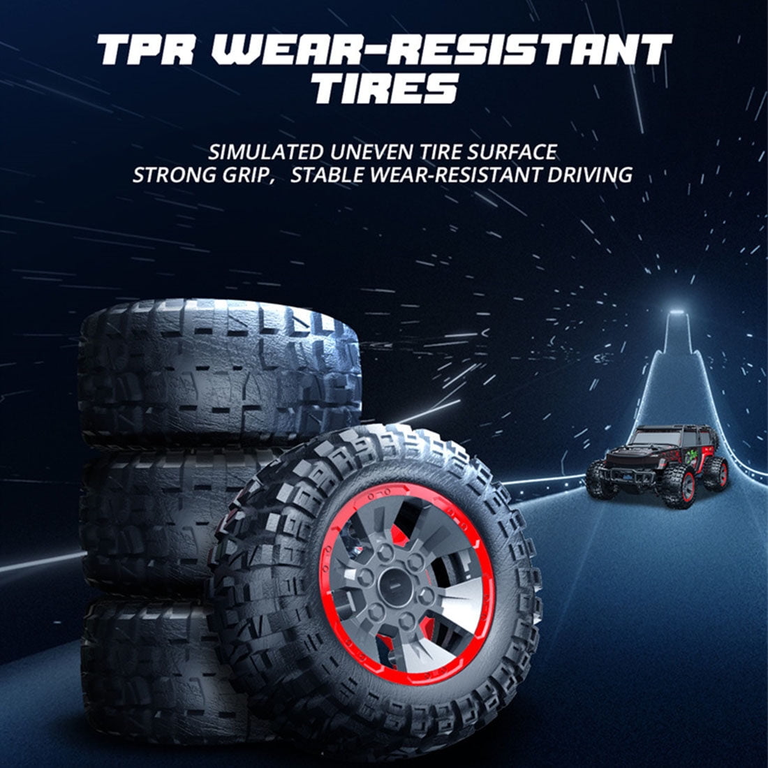 1/10 Scale Brushless High-Speed RC Car, 2.4G 4WD 65KM/H Off-Road Remote Control Climbing Car with Waterproof ESC, RTR Version for Adults