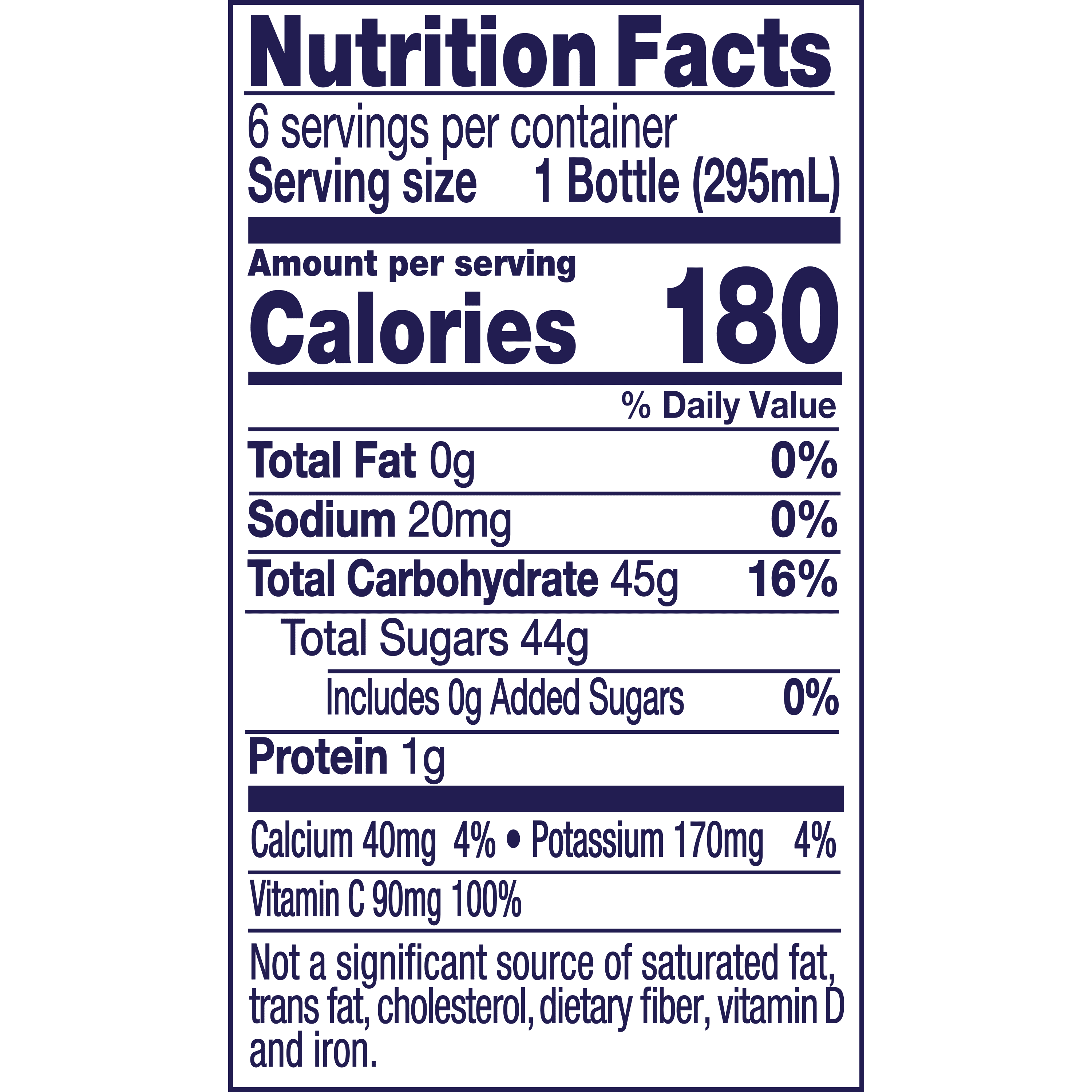 Welch's 100% Grape Juice, White Grape, 10 fl oz On-the-Go Bottle (Pack of 6)