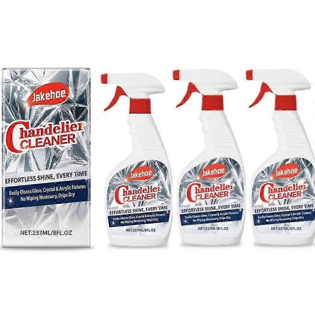 Chandelier Cleaner Drip Dry Spray, No Wipe Dust Remover for Chandelier