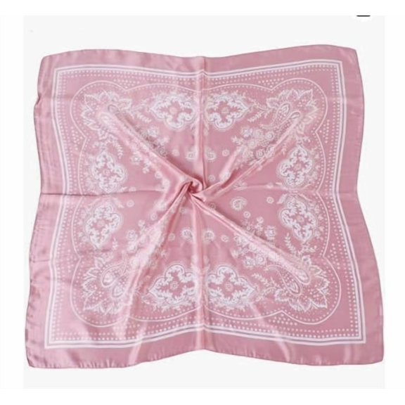 TIANZEN Fashion Satin Square Head Scarf Lightweight Neck Scarves Hair Bandana Neckerchief Men's Scarf Winter