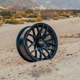 thumbnail image 3 of RockTrix RT104 15in Wheels 15x7, 4x156 Bolt Pattern, 4+3 offset, ATV UTV SxS Rims, Compatible with Polaris Sportsman RZR Ranger Ranger Crew, 4/156 Matte Black, Set of 4, 3 of 7
