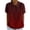 Red B, variant on Zpanxa Linen Top for Women Short Sleeve Solid Color Summer Blouse with Detachable Peter Pan Collar Loose Fit Versatile Shirt