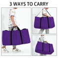 thumbnail image 4 of iFARADAY Extra Large Duffel Bag 32.5 inch Lightweight Luggage for Travel(Purple), 4 of 7