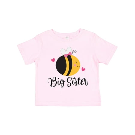 

Inktastic Big Sister Announcement Honeybee Gift Toddler Toddler Girl T-Shirt