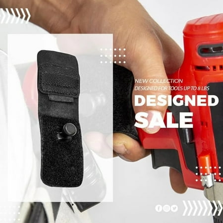 

RELAX Tool Holster Heavy Duty Hammer Holster Durable Quick Draw Drill Holster Practical Convenient Tool Holder Belt for Drill Flashlight Angle Grinder Mini Chainsaws Drivers
